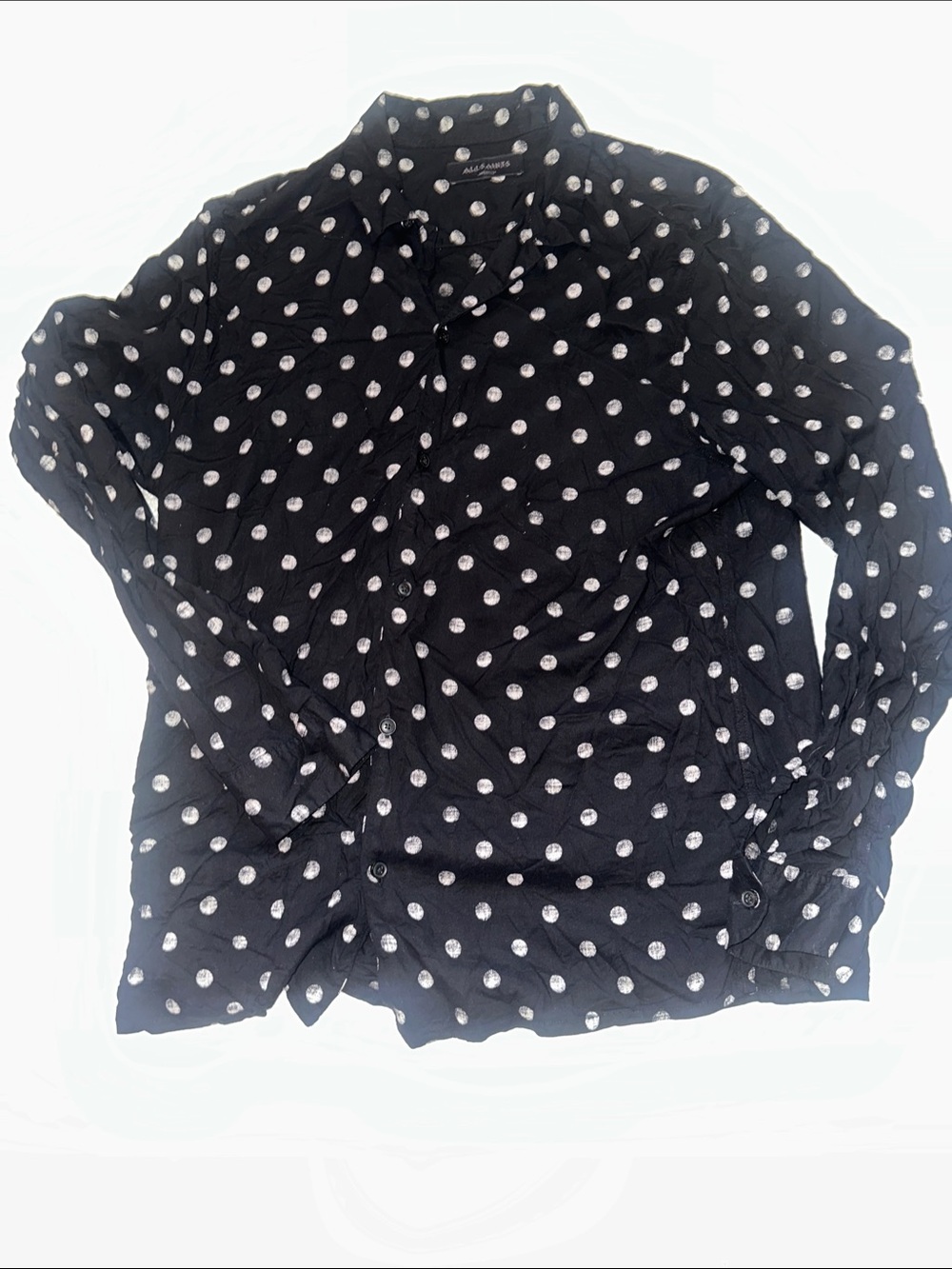 All Saints Cody LS Button Front Shirt